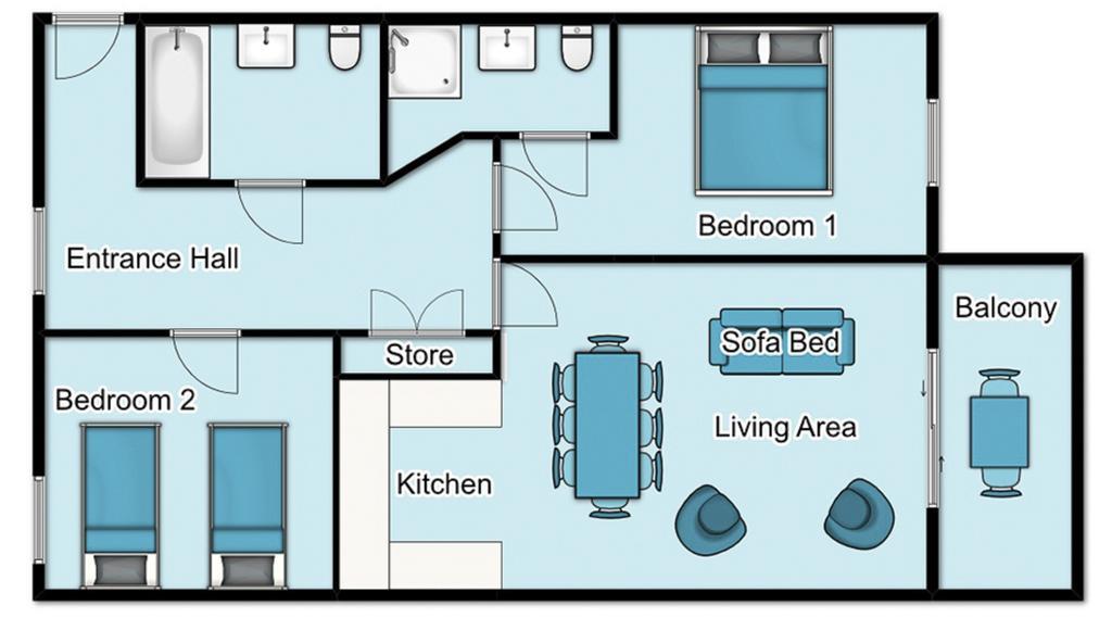 ברייטון Avalon Balcony Apartment מראה חיצוני תמונה